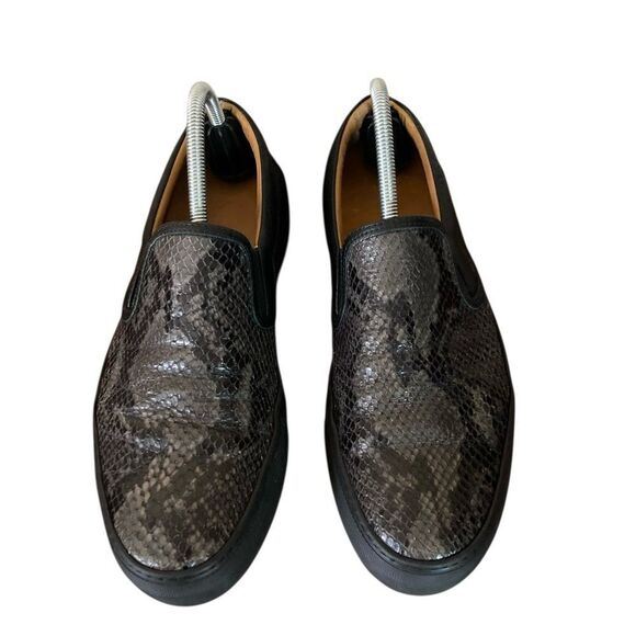 Barneys New York Black Leather Loafers Slip-Ons Men’s Size 8 main image 4
